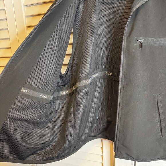 HALEY RESERVE WOMENS MEDIUM BLACK ZIP UP PERFORMANCE VEST GOLF GORPCORE SPORTY - Picture 7 of 8